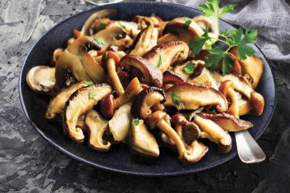 CHAMPIGNONS CUITS EN PERSILLADE