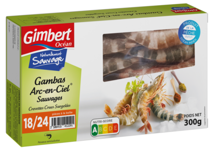 GAMBAS SAUVAGES  ARC-EN-CIEL 18/24 Pièces à la boîte