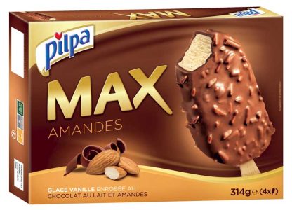 4 BATONNETS MAX AMANDES VANILLE