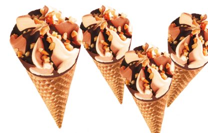 6 CONES VANILLE CHOCOLAT