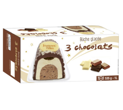 BUCHE 3 CHOCOLATS